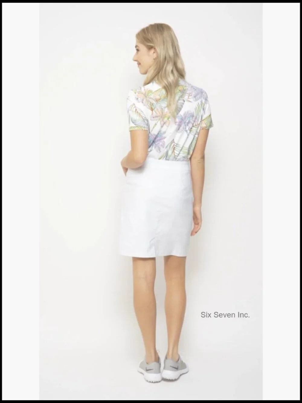 Performance Stretch Pull-On Skort with Tummy Control, Above Knee